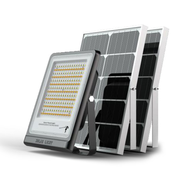 Quadratisches Solarlicht für den Außenbereich / Solar-LED-Licht / Solar-LED-Flutlicht mit hoher Leuchtkraft 100W-200W