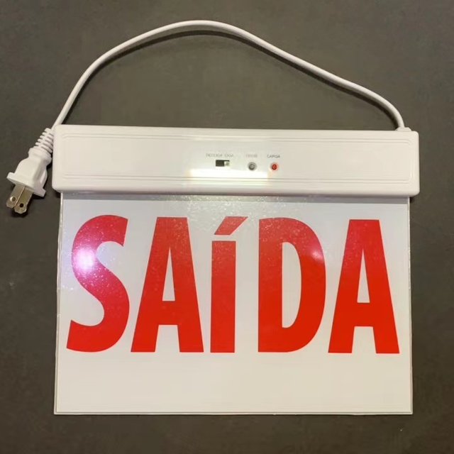 Wiederaufladbare LED-Notausgangsleuchte / Licht / Lampe