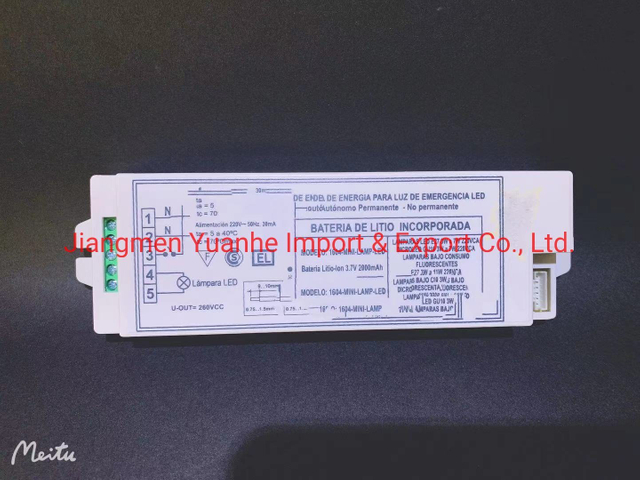 LED-Notfalltreiber-Set mit wiederaufladbarem Akku für alle LED-Lampen