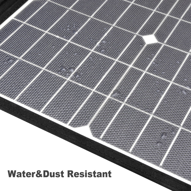 Zusammenklappbares Solarpanel ETFE-laminiertes Mono-Solarpanel 120 W Stoff-Solarpanel