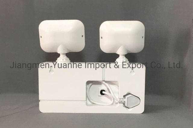 Kompakte LED-Notleuchte mit zwei Köpfen