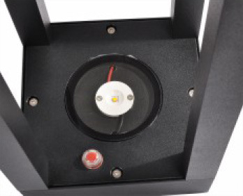 Solar-Rasenleuchte für den Außenbereich, Solar-Gartenleuchte, Lichtquelle CREE 3535, Art. 205