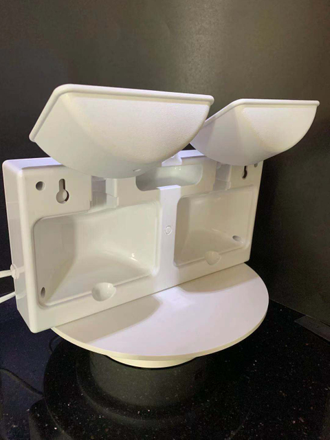 LED-Akku-Notfall-Brandbekämpfungslampe mit 2 x 6 W und zwei Köpfen