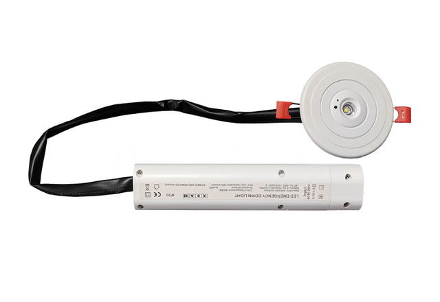 LED-Notfall-Downlight, Not-Korridorlicht, LED-Downlight für den Innenbereich mit Notstromversorgung