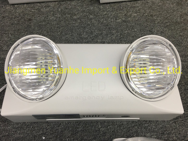 LED-Notfalllampe mit zwei Köpfen, 2 x 3 W