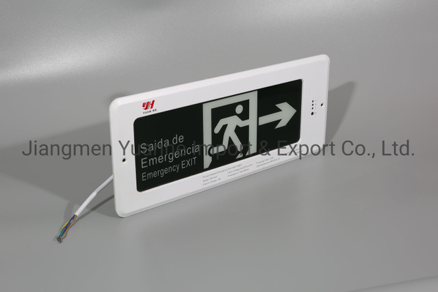 Stilvolle LED-Notausgangsleuchte/-schild